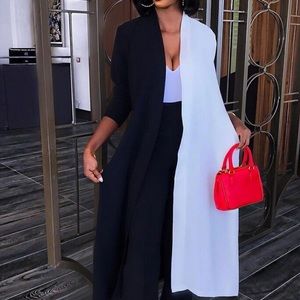 Maxi Color Block Cardigan! Dopeness!!!